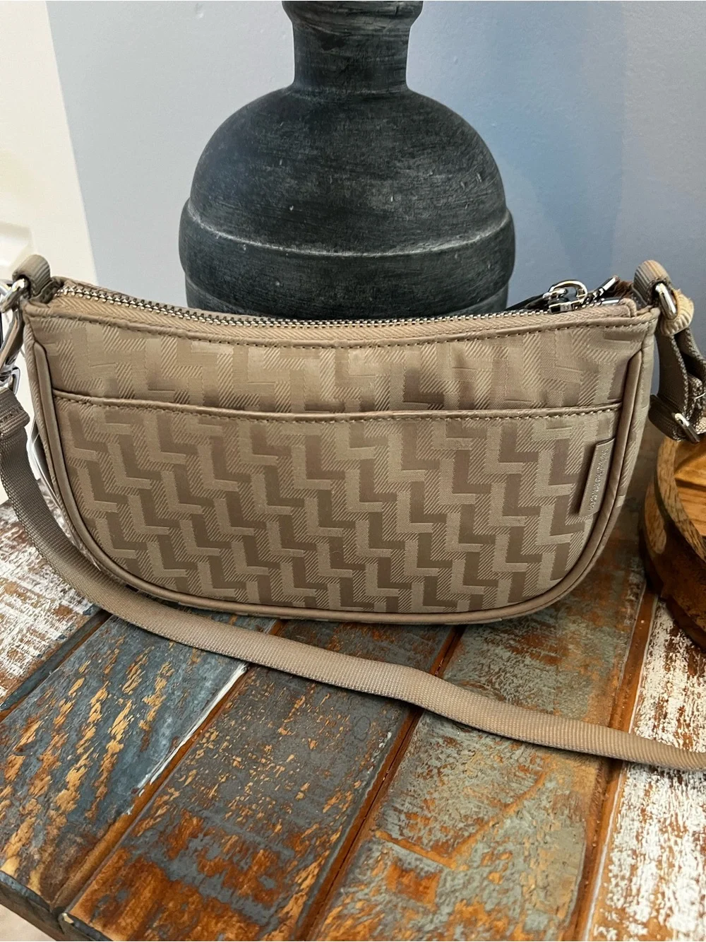 NWT Lululemon City Essentials Mini Shoulder Bag L Monogram Jacquard Crossbody